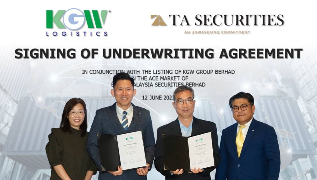 KGW Group inks underwriting agreement with TA Securities for IPO